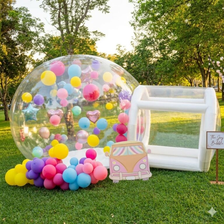 Location maison bulle gonflable pour enfants